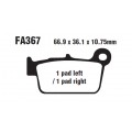 EBC Brakes Double-H Sintered Superbike Brake Pads Rear - FA367R
